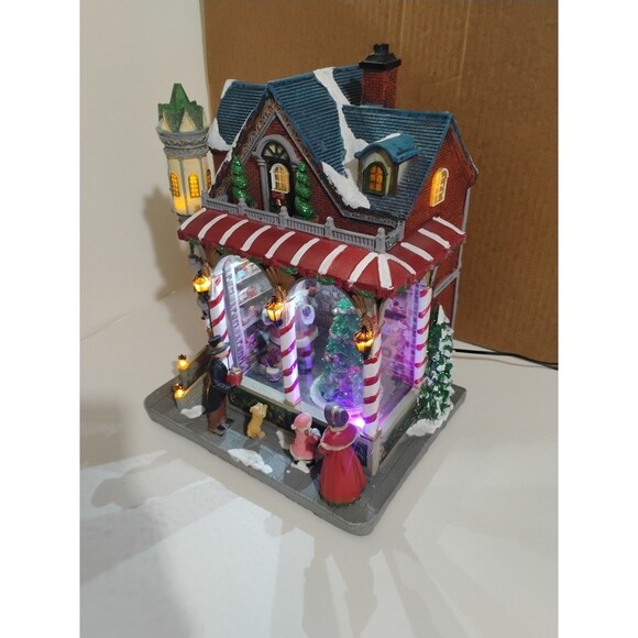Cracker Barrel Christmas Musical Light Up Santa Toy Shop village decor